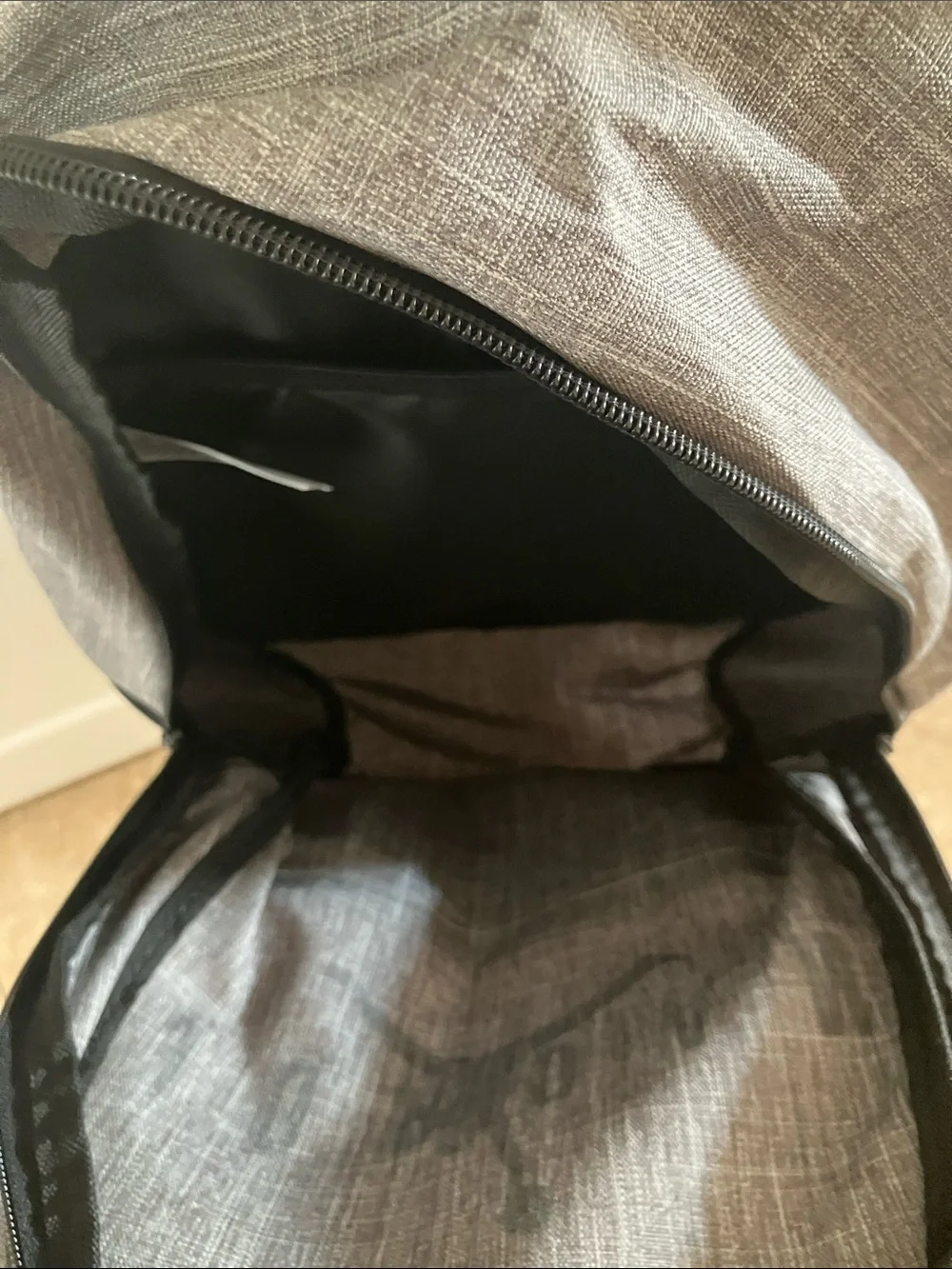 Jordan Gray Backpack with Red Jumpman Logo